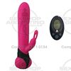 Vibrador rotativo con estimulador control remoto y usb